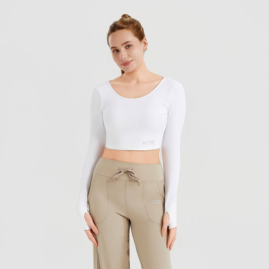 Long Sleeve Crop Top