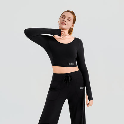 Long Sleeve Crop Top